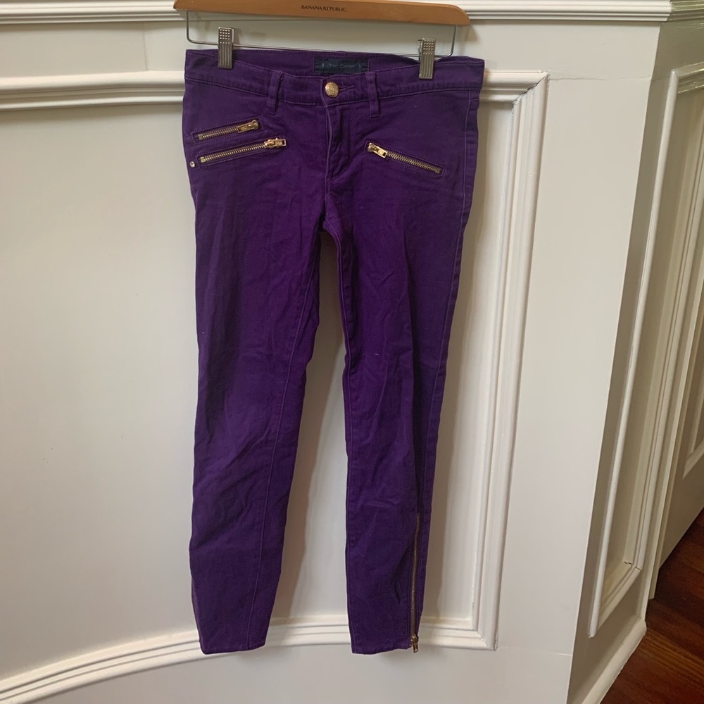 Purple Juicy Couture pants size 25